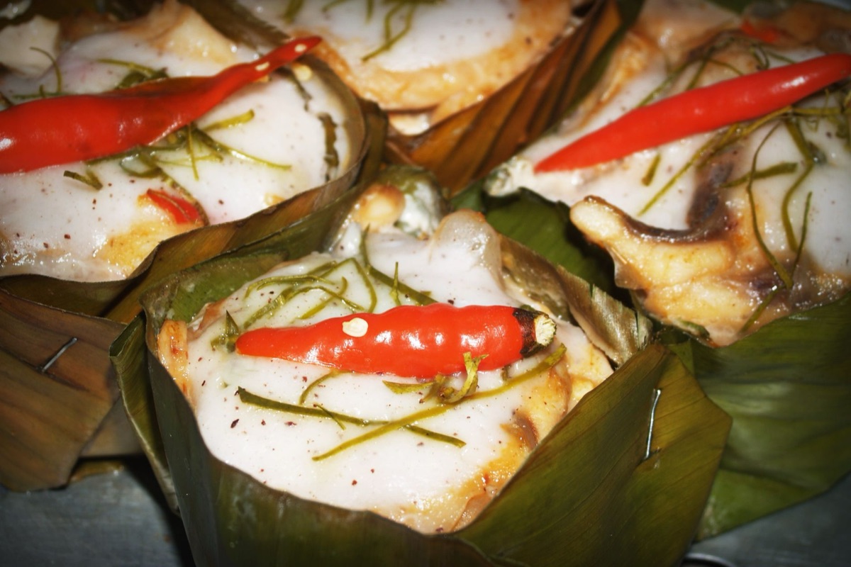 タイ料理の材料の並び