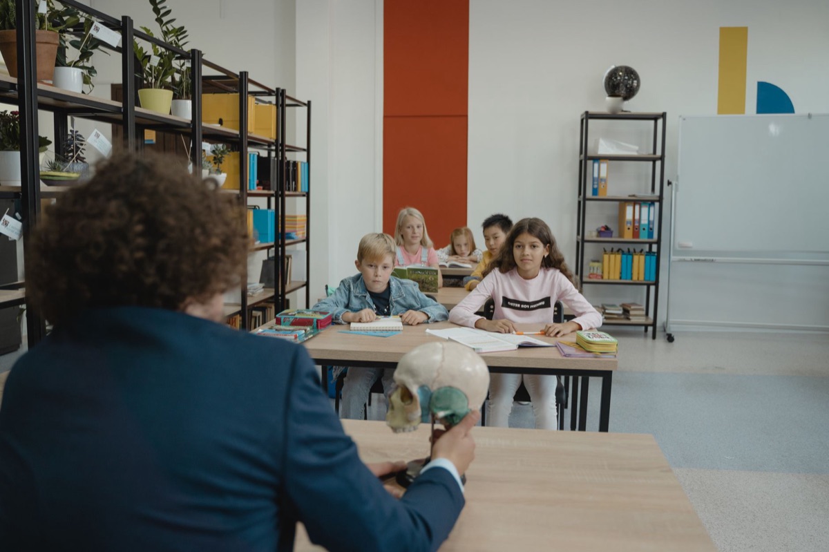 Thai Klassenzimmer mit Bildungsmaterialien