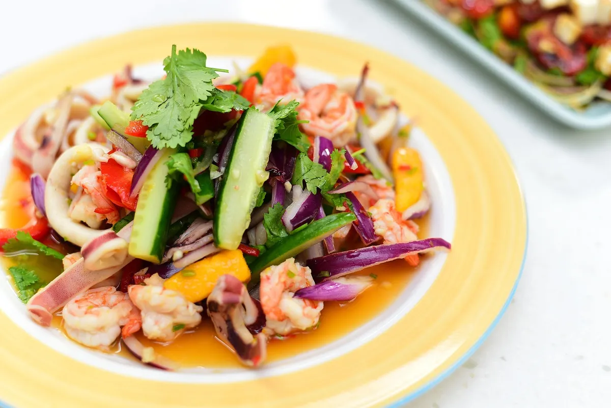 seafood, vegetable, thai food, food, dish, cuisine, meal, delicious, thai, thai food, thai food, thai food, thai food, thai food
