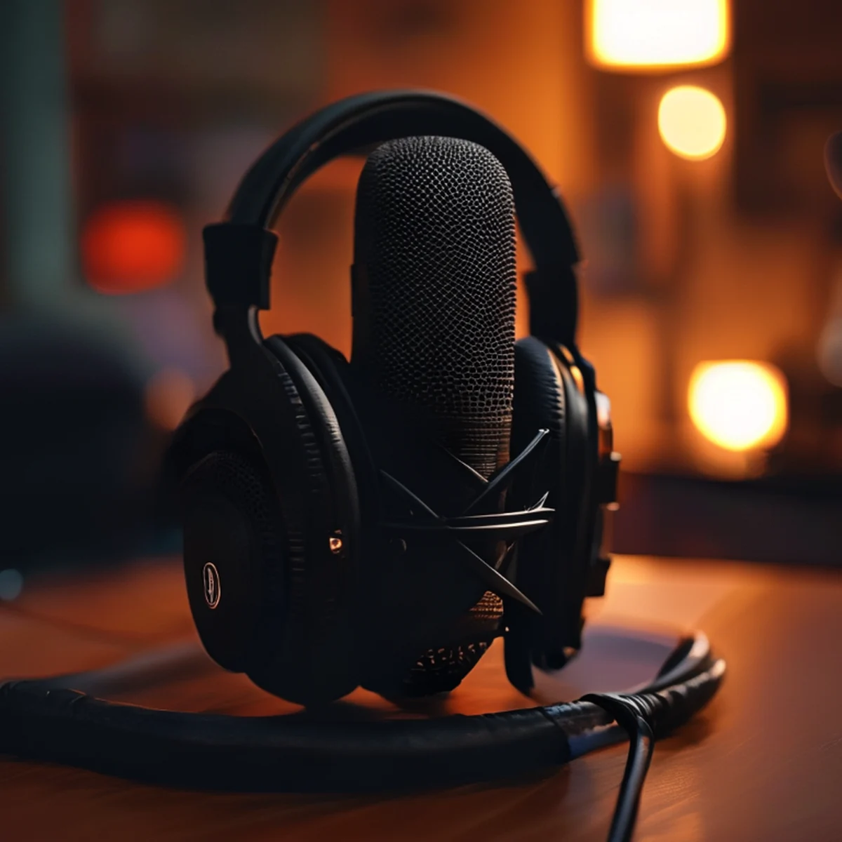 Gaming-Headset und Mikrofon für Streamer